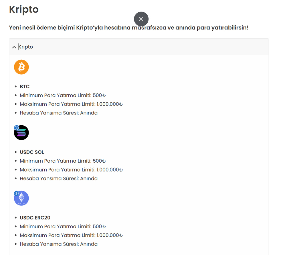 kripto ödeme yöntemleri